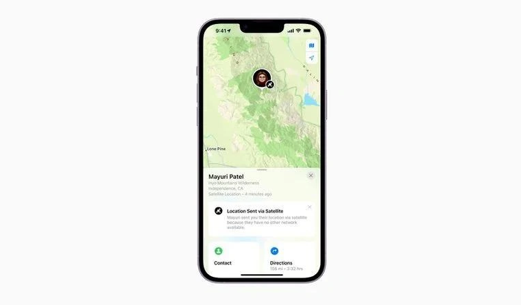 宜城苹果14维修分享iPhone14系列中 FindMy功能通过卫星分享位置方法教程 