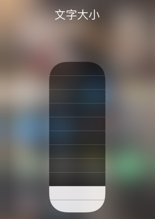 宜城苹果手机维修分享小技巧：在 iPhone 控制中心快速调节字体大小 