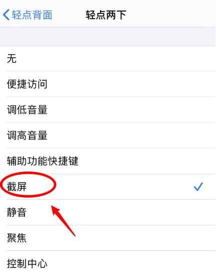 宜城苹果手机维修分享iPhone12如何启用双击截屏 